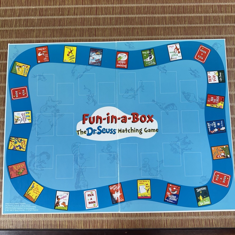 Fun-in-a-Box The Dr. Seuss Matching Game 2002 *COMPLETE* - Picture 4 of 5
